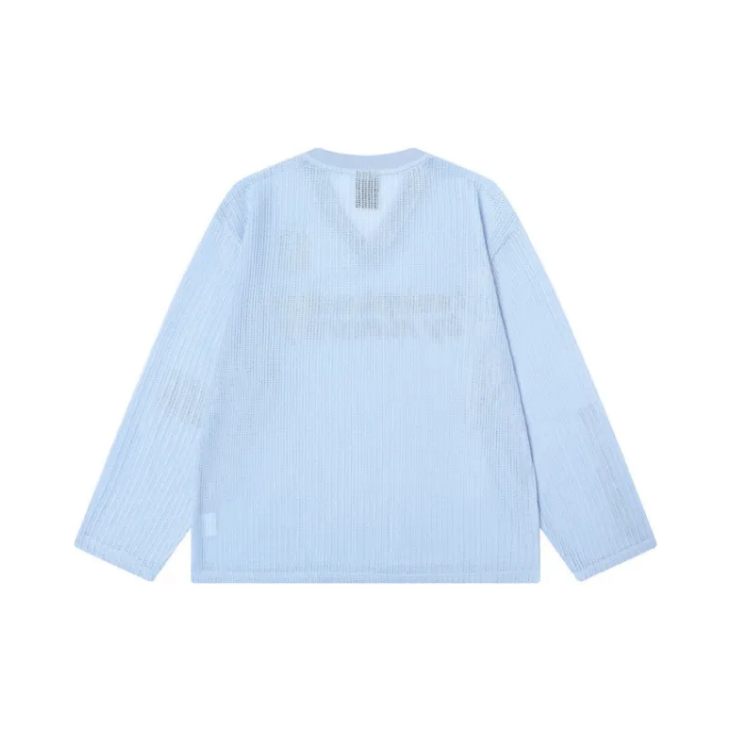Sports Casual Blended Synthetic Fabrics T Shirt-5