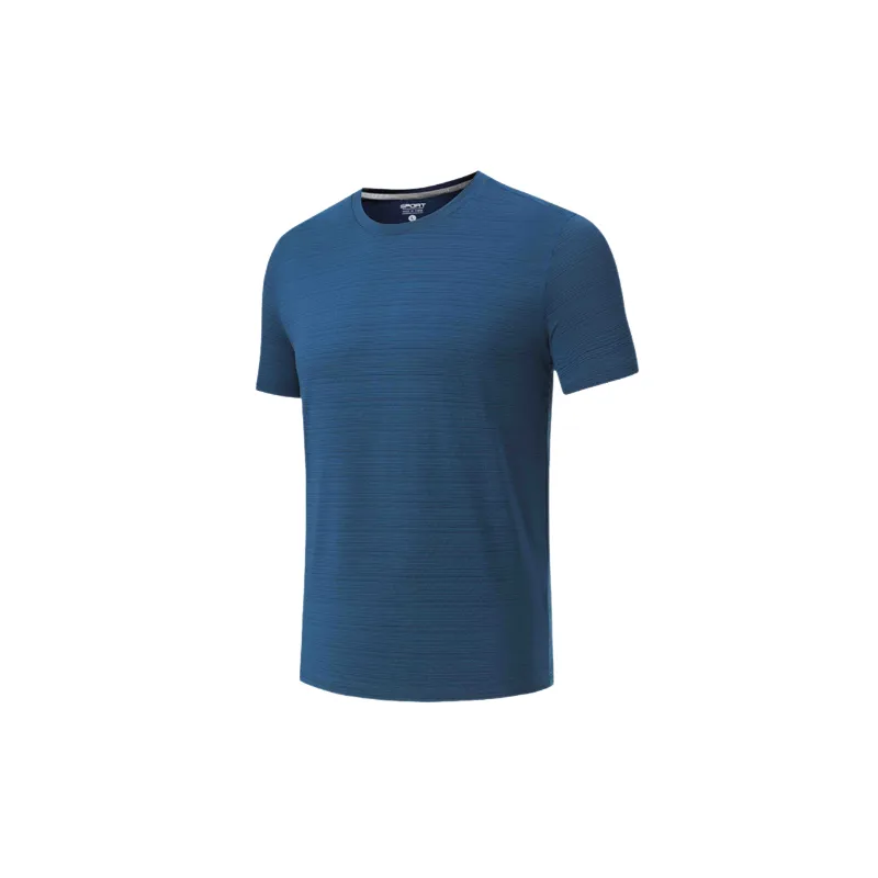 Casual Plain Blended Synthetic Fabrics T Shirt-6