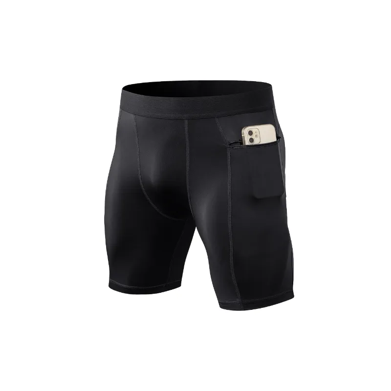 Simple Plain Polyester Sports Shorts