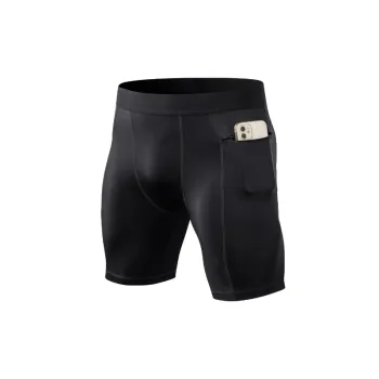 Simple Plain Polyester Sports Shorts