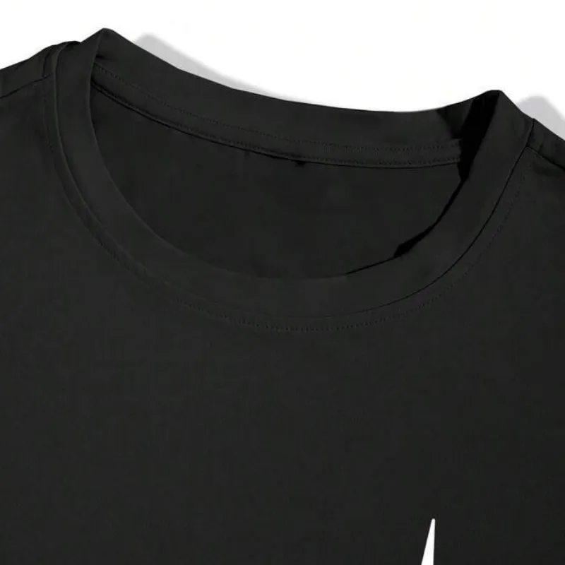Casual Print Washed Cotton T Shirt-2
