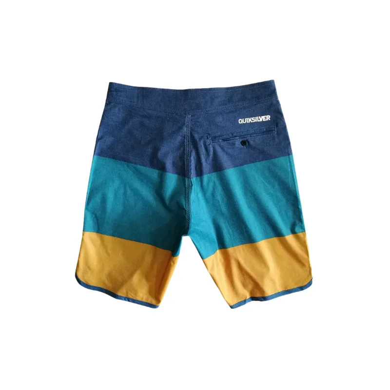Casual Striped Blended Synthetic Fabrics Sports Shorts-4