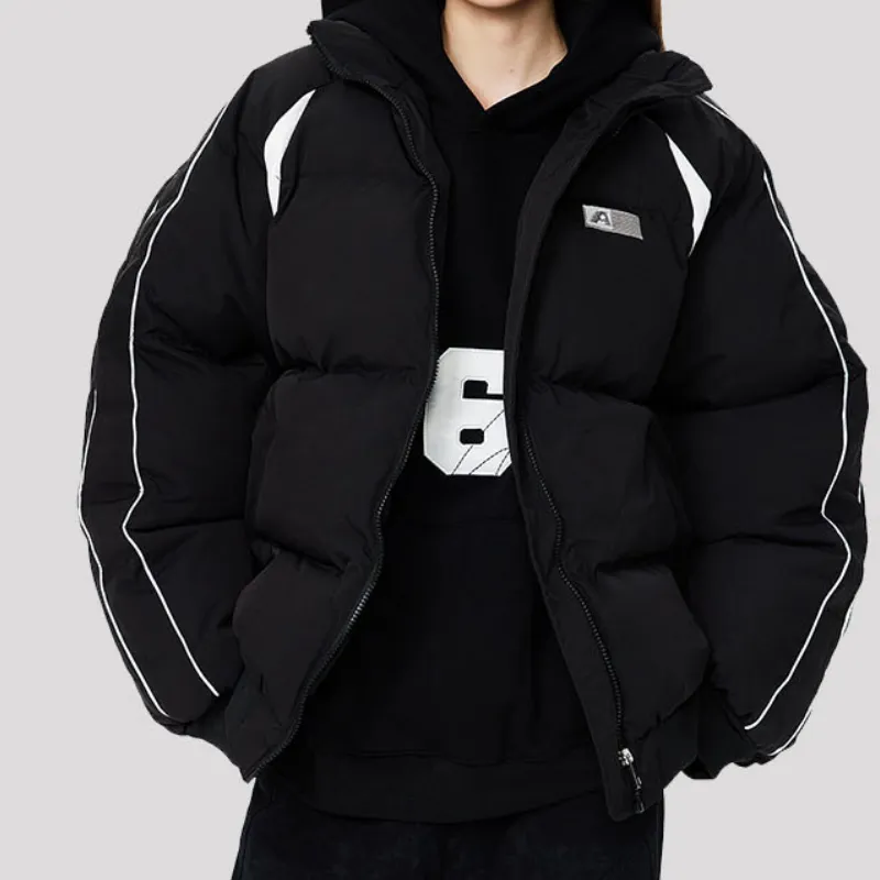 Embroidery Loose Quilted Jacket-2