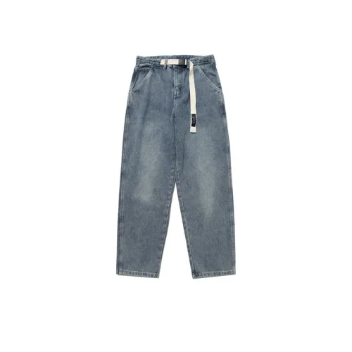 Casual Loose Straight Vintage Washed Jeans