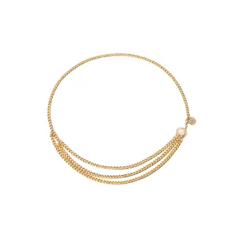 Retro Plain Waist Chain Women