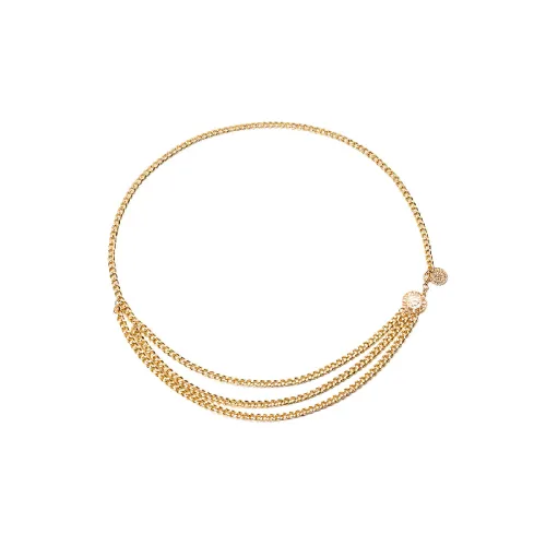 Retro Plain Waist Chain Women