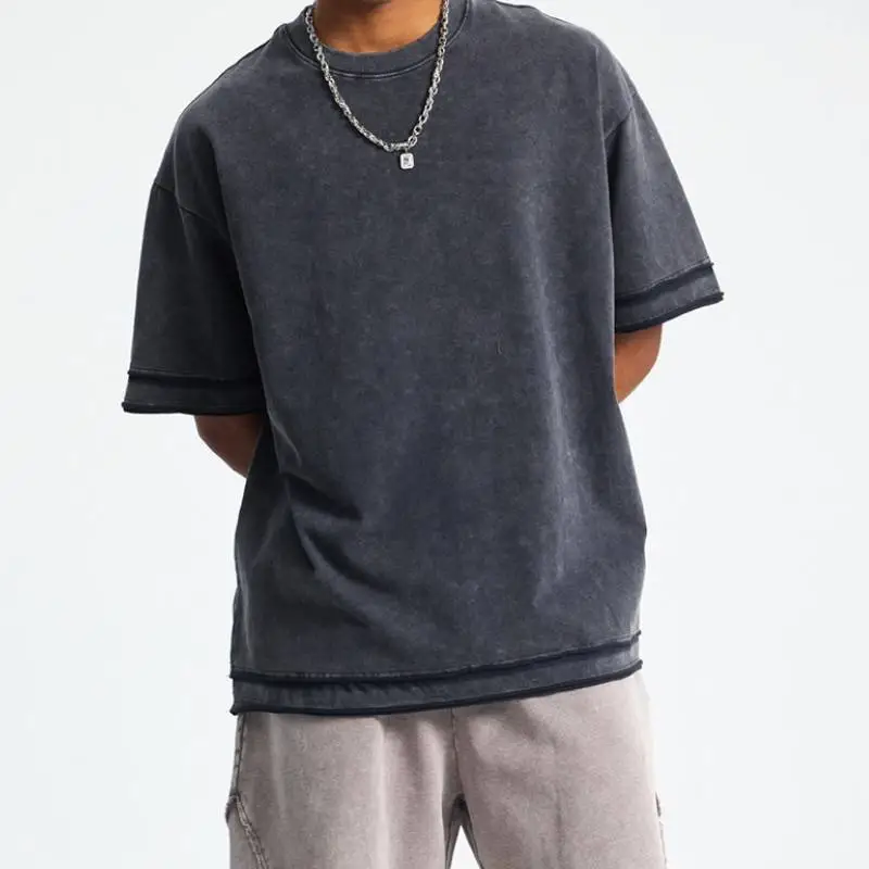 Fashion Loose 100% Cotton T Shirt-8