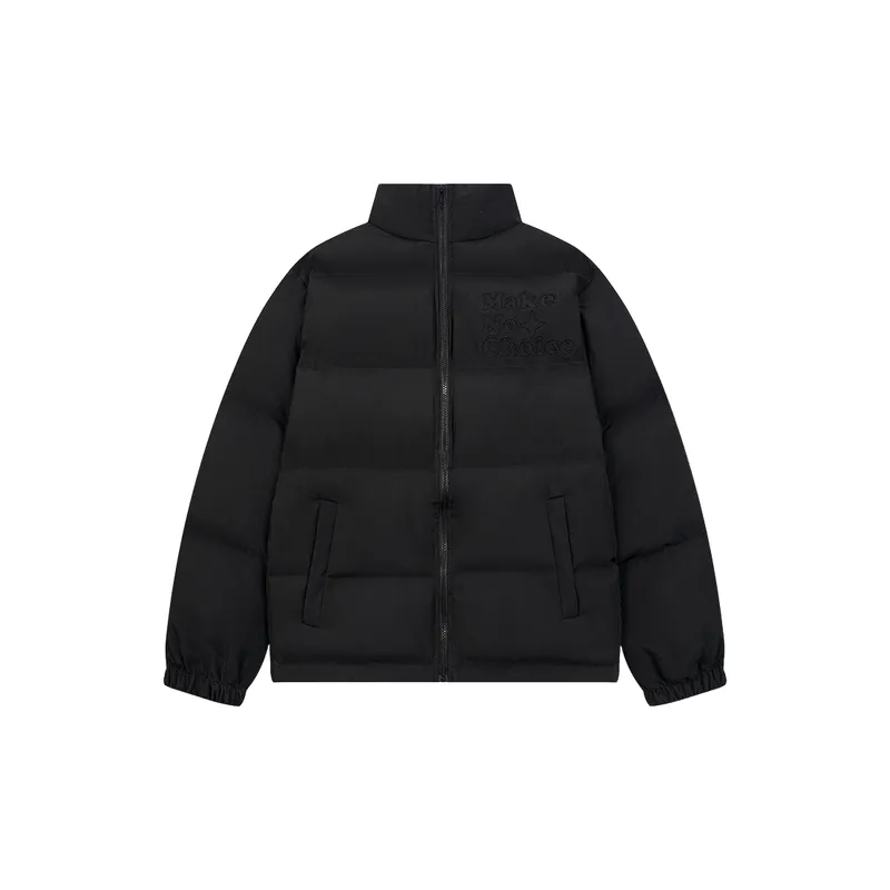 Fashionable Loose Blended Synthetic Fabrics Quilted Jacket-2
