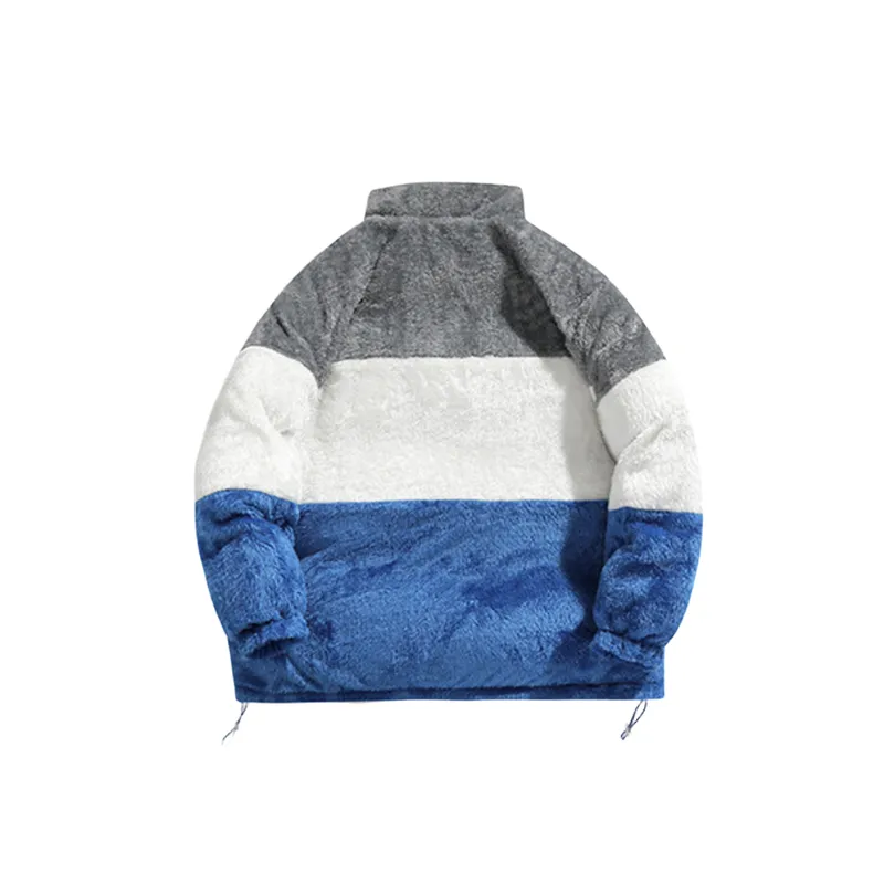 Simple Loose Corduroy Quilted Jacket-7