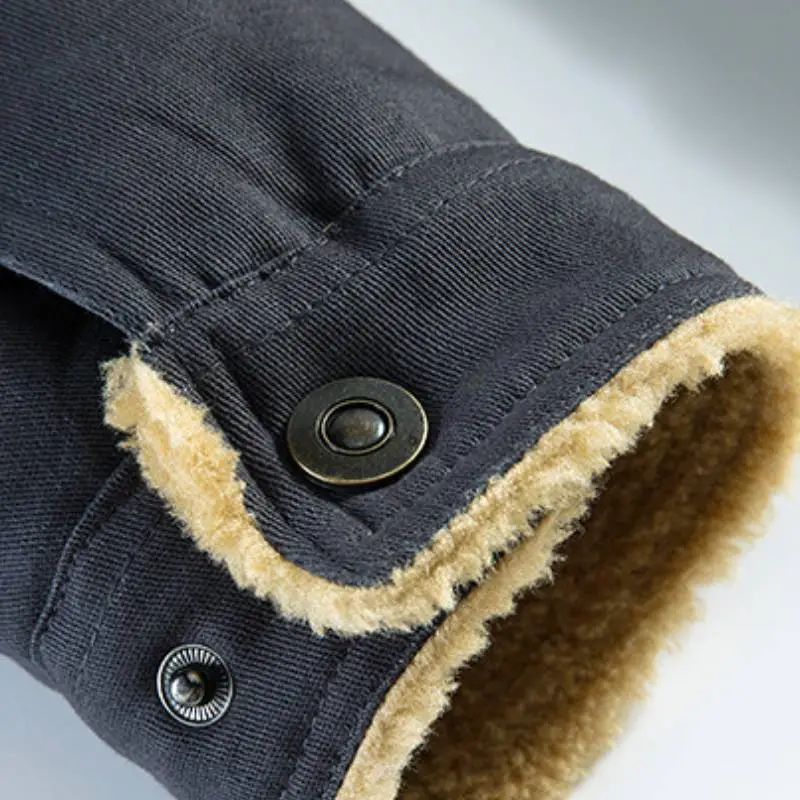 Casual Warm Cotton Jacket-5