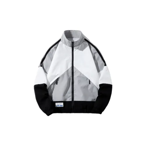 Casual Sporty Blended Synthetic Fabrics Jacket