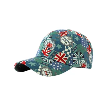Retro Denim Peaked Cap