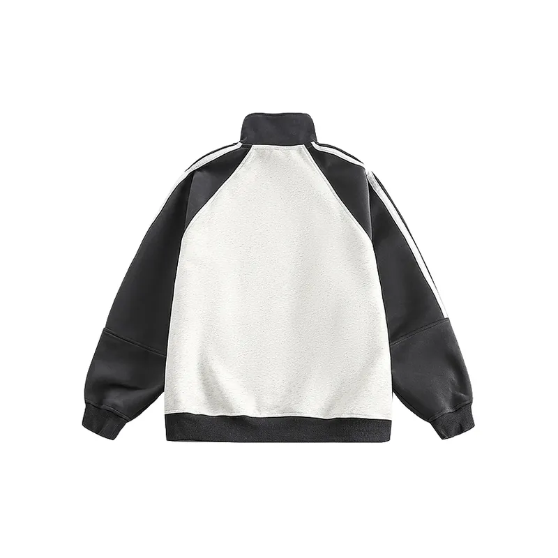 Retro Striped Baseball Jersey-3