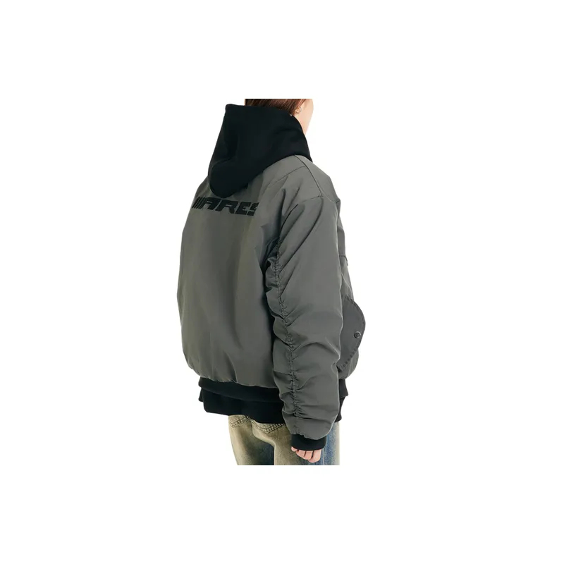 Retro Plain Quilted Jacket-7