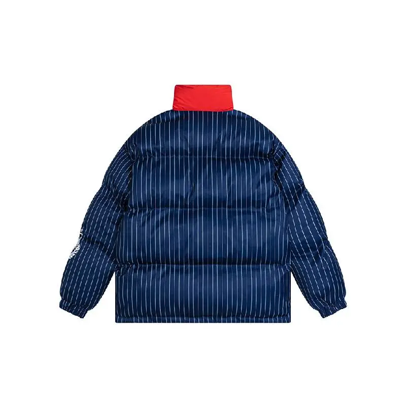 Retro Contrast Color Quilted Jacket-1