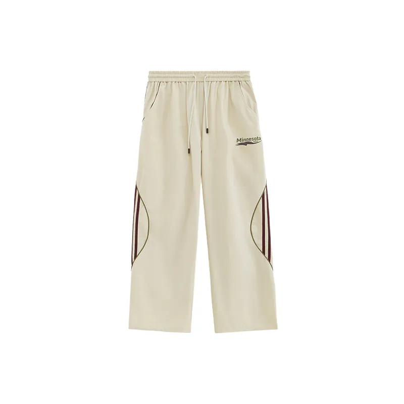 Casual Letter Nylon Sports Pants-5