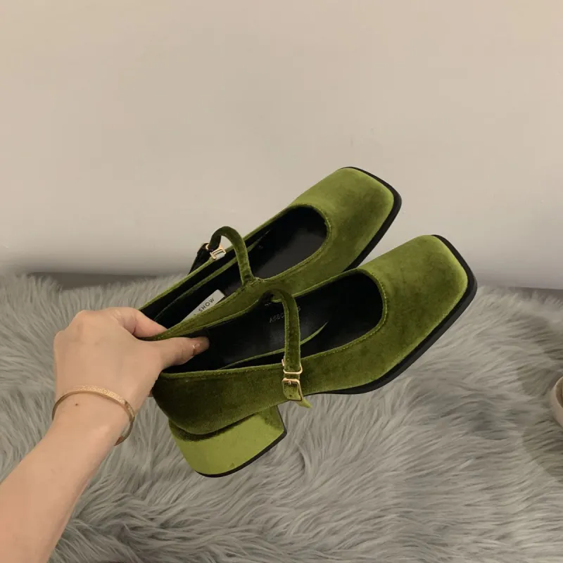 Retro Fashionable Mary Jane Shoes-1
