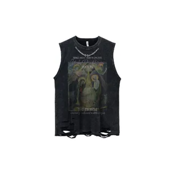 Retro Loose Cotton Vest