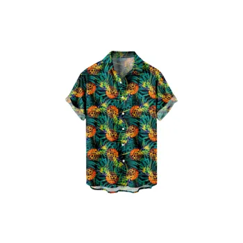 Fashionable Loose Short Sleeve Four Way Stretch Fabric Shirt