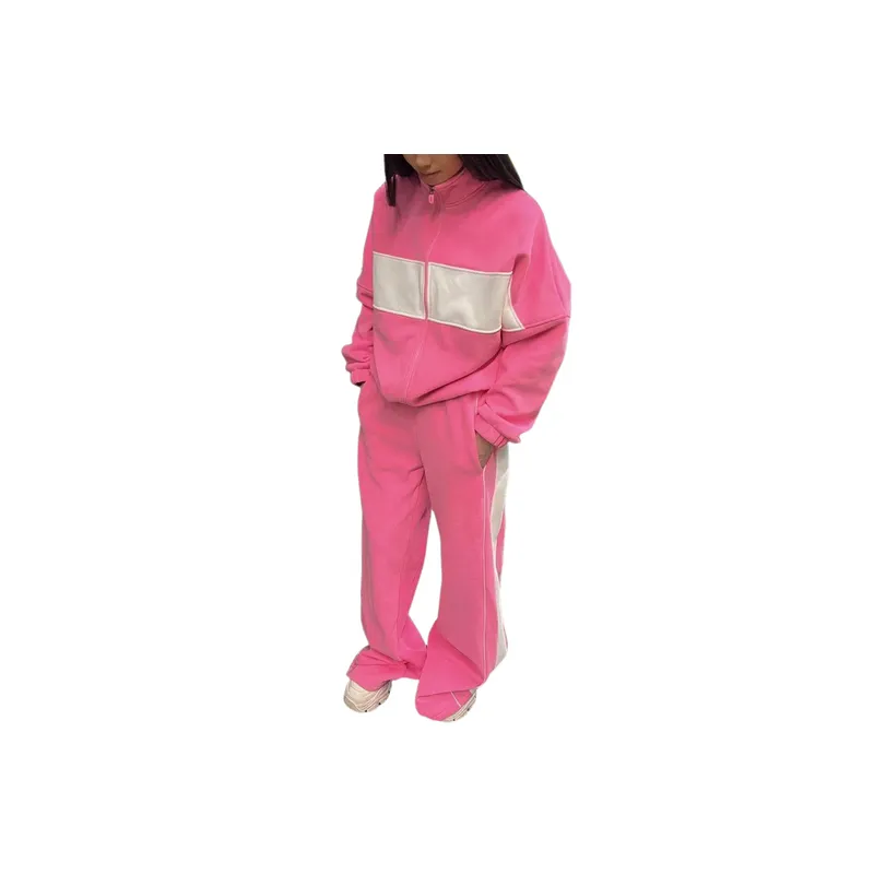 Simple Fashionable Velvet Casual Sportswear Women-3