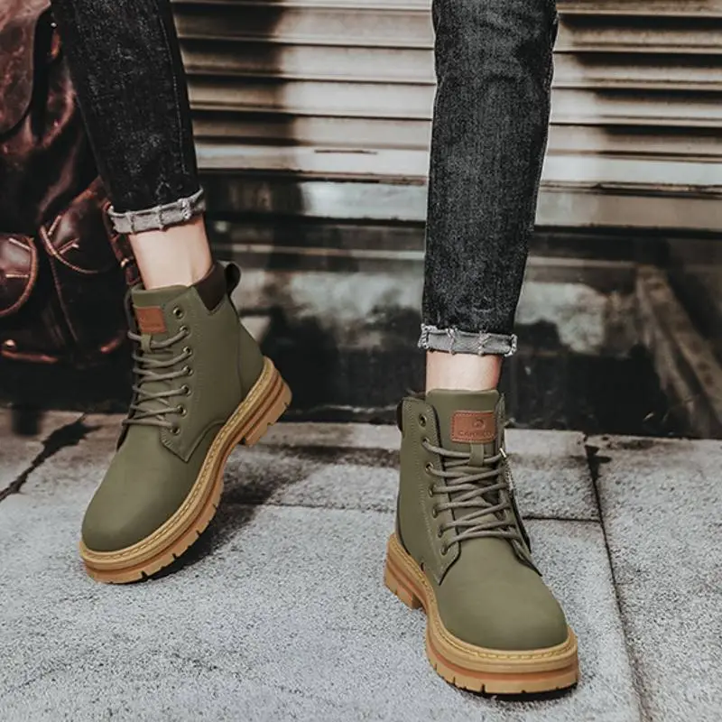 Casual Plain Martin Boot-6