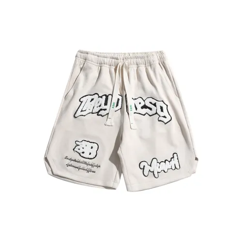Gothic Embroidered Baggy Casual Shorts