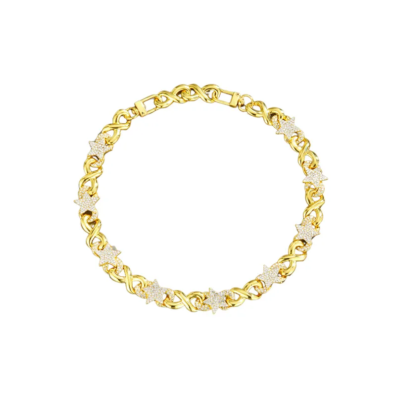 Trendy Five Pointed Star Necklace Cubac-3