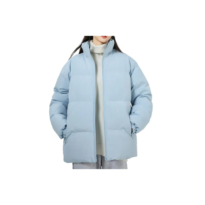 Loose Plain Polyester Quilted Jacket-2