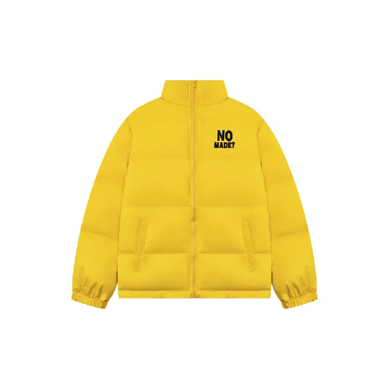 Basics Embroidered Blended Synthetic Fabrics Quilted Jacket-0