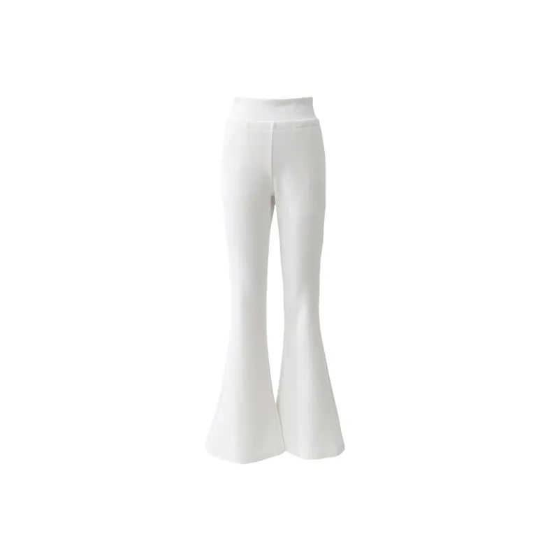 Simple Sporty Cotton Casual Pants Women-0