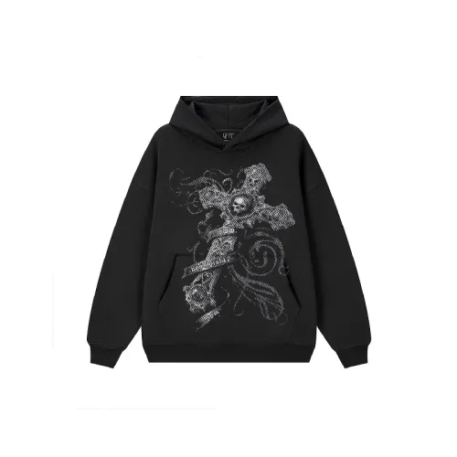Retro capuz Printed Sweatshirt