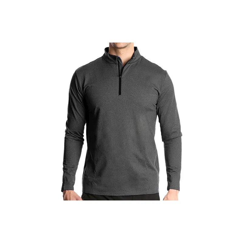 Plain Breathable Blended Synthetic Fabrics Polo-6