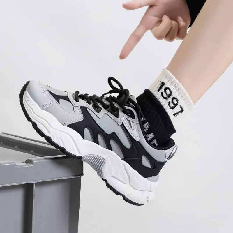 Casual Sports Breathable Chunky Sneakers-10