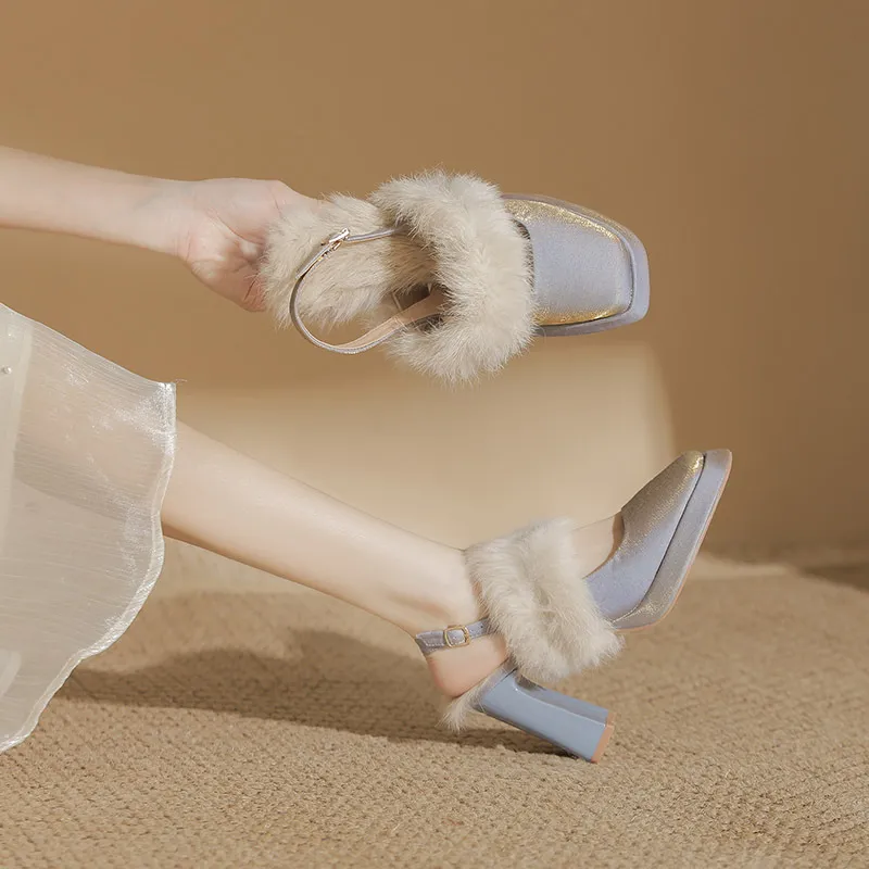 Fashionable Luminous High Heels-7
