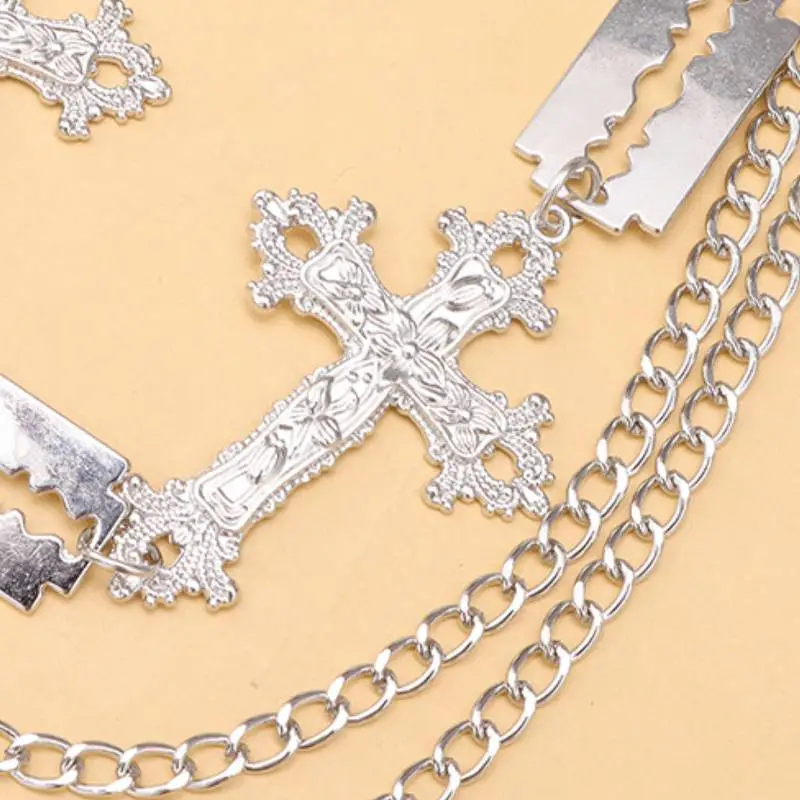 Fashionable Cross Waist Chain-3