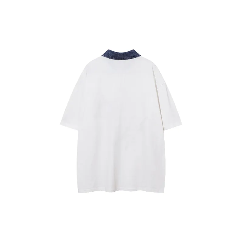 Fashionable Retro 100% Cotton T-Shirt-1