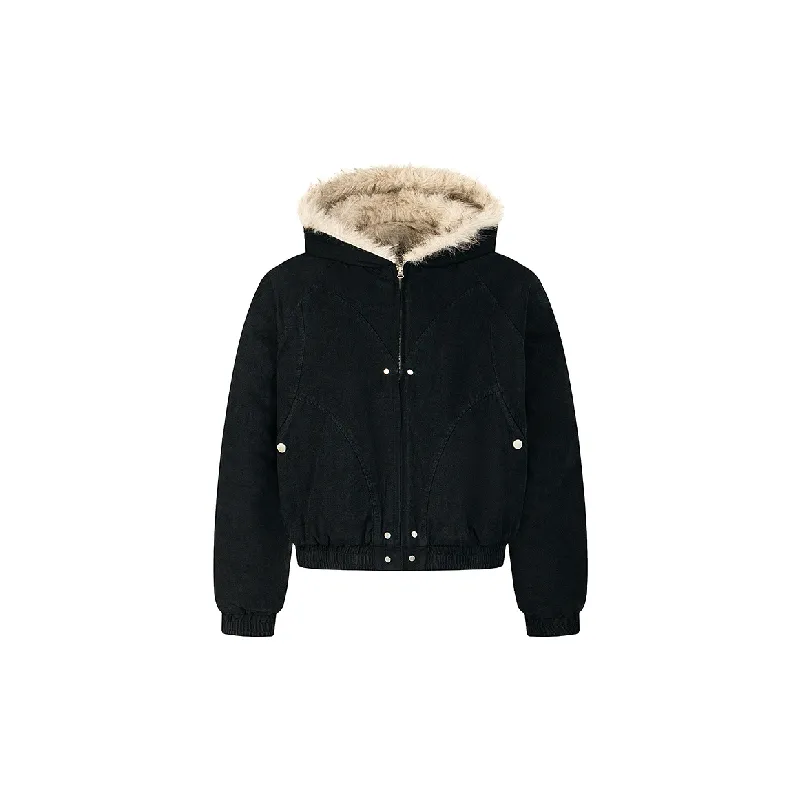 Simple Trendy Cotton Quilted Jacket-4