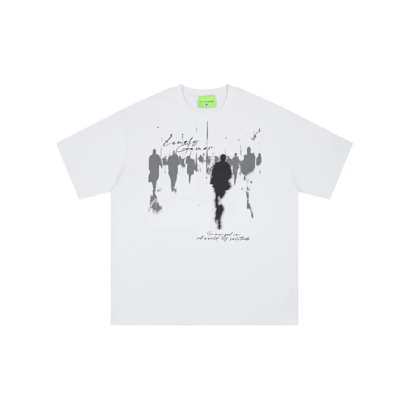 Street Fashion Cotton Blended Fabric T Shirt-0