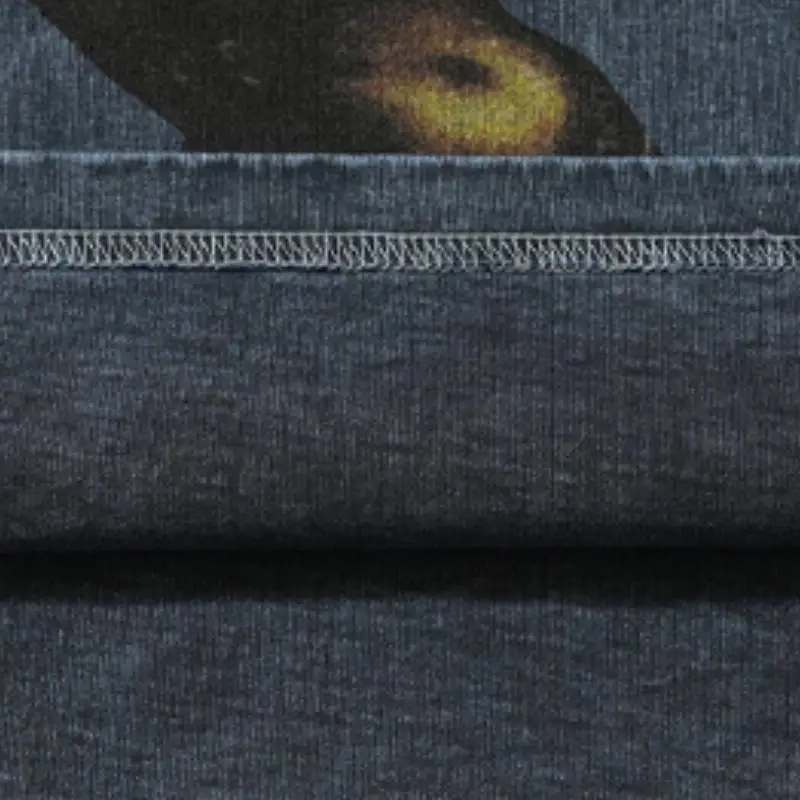 Simple Letter Print T Shirt-5