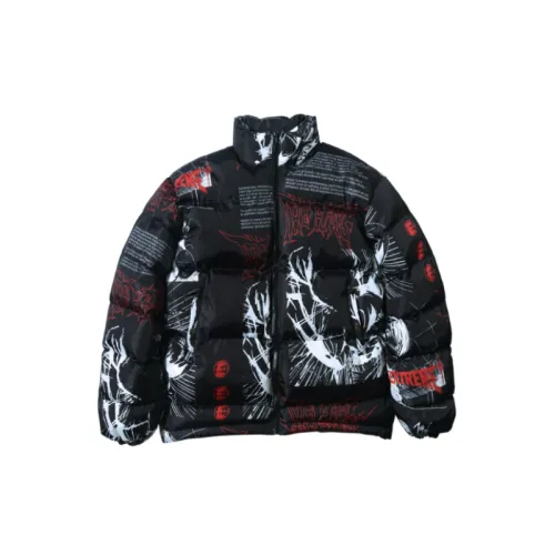 Street Popular Print Thickened Warm Cotton padded Jacket