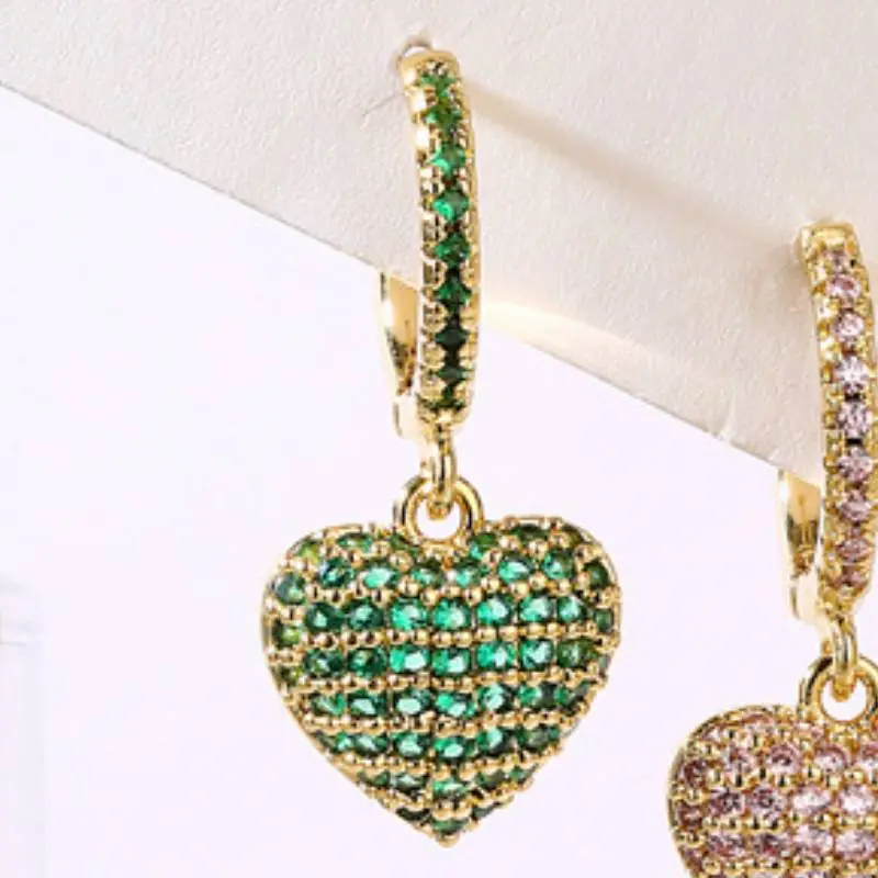 Fashionable Heart Earring-2
