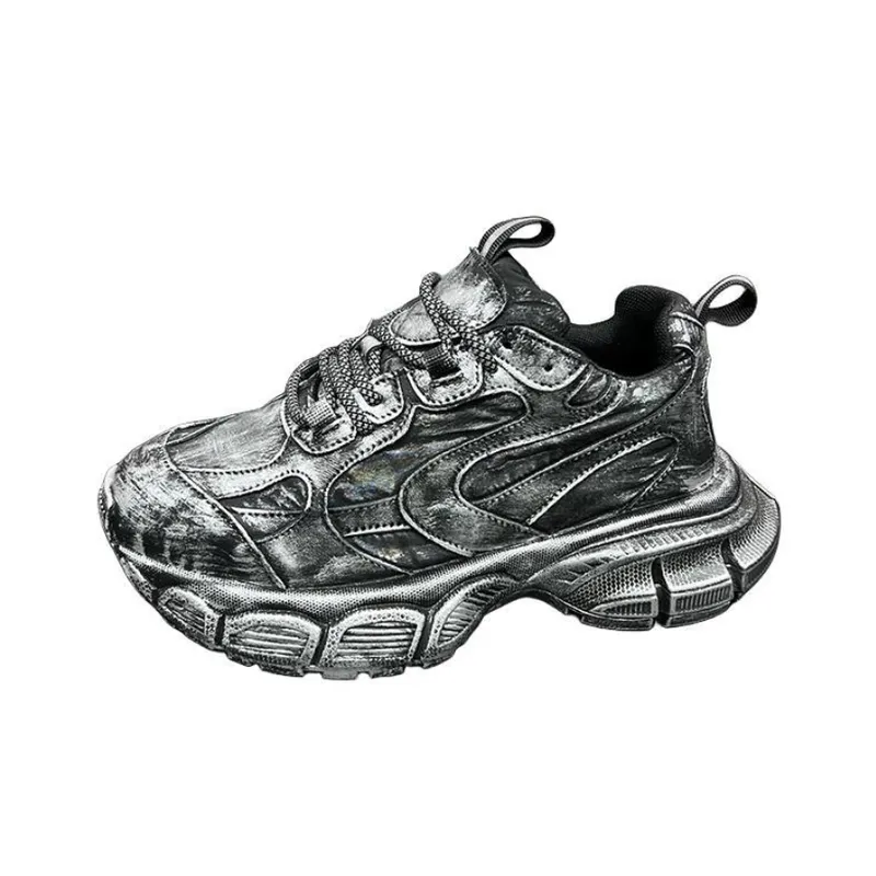 Trendy Thick Soled Sports Shoes-0