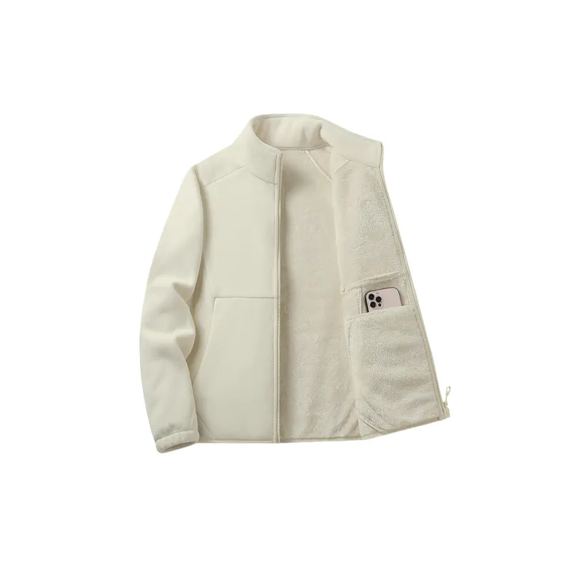 Casual Loose Polyester Velvet Jacket-0