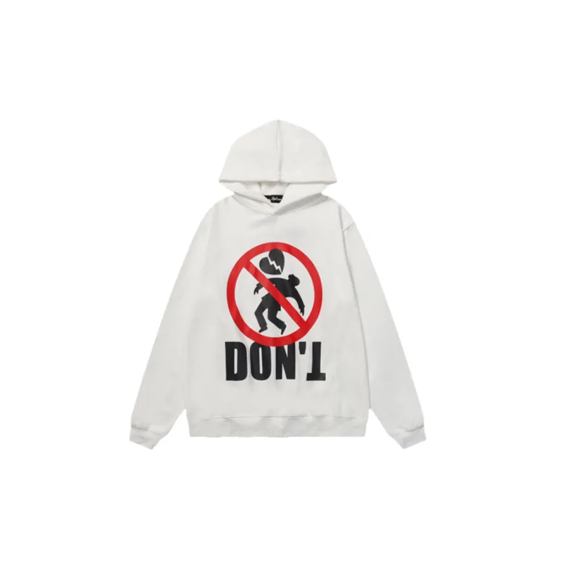 'DON'T Heartbreak' Casual Fleece Loose Hoodie