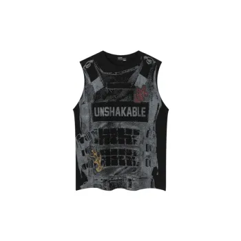 Trendy Printed Sleeveless Vest