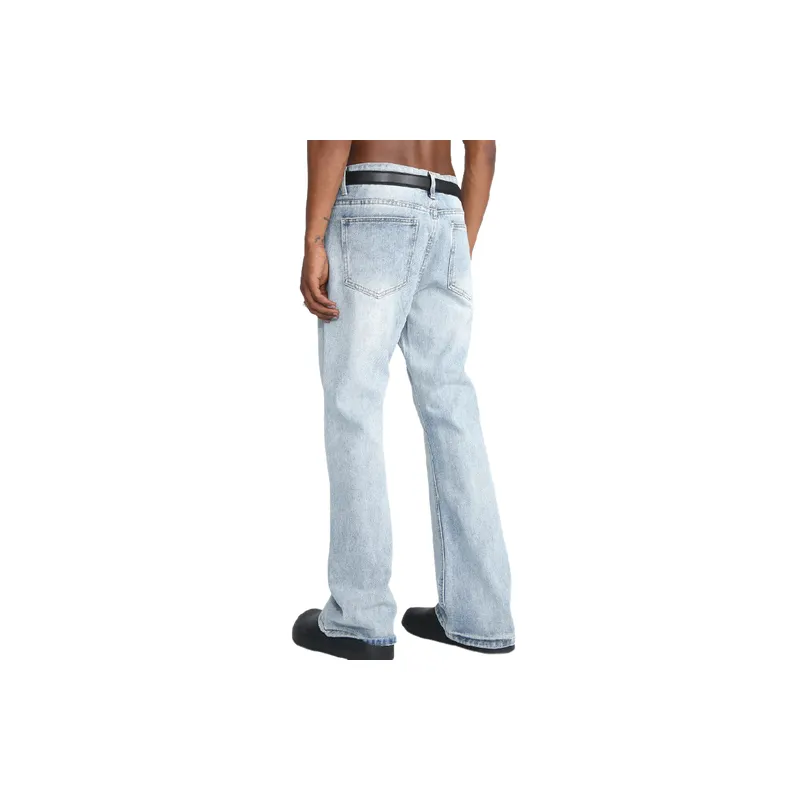 Fashionable Plain Jeans-2