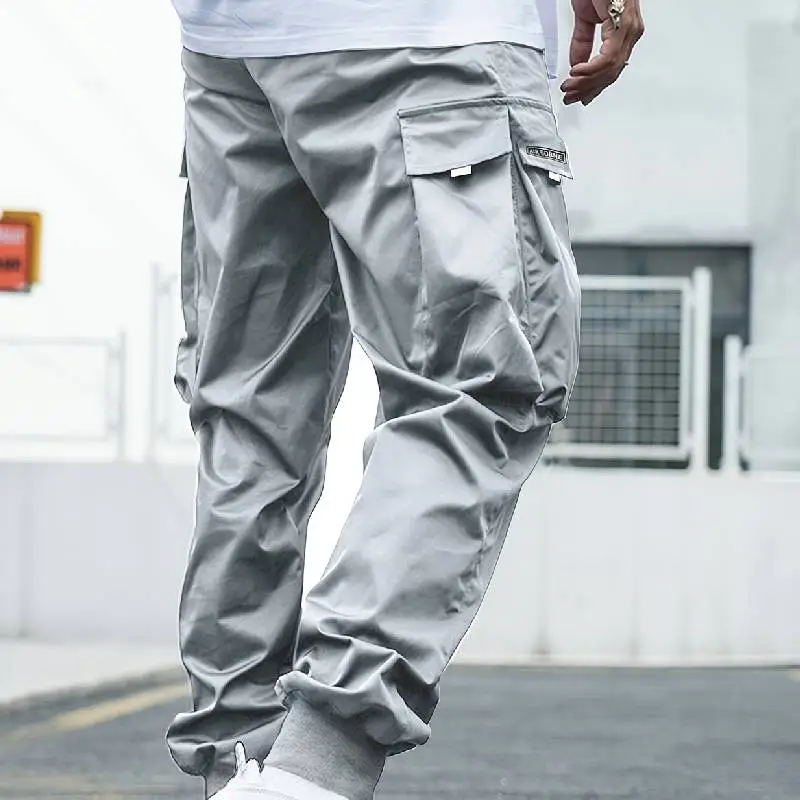 Fashionable Loose Cotton Casual Pants-8