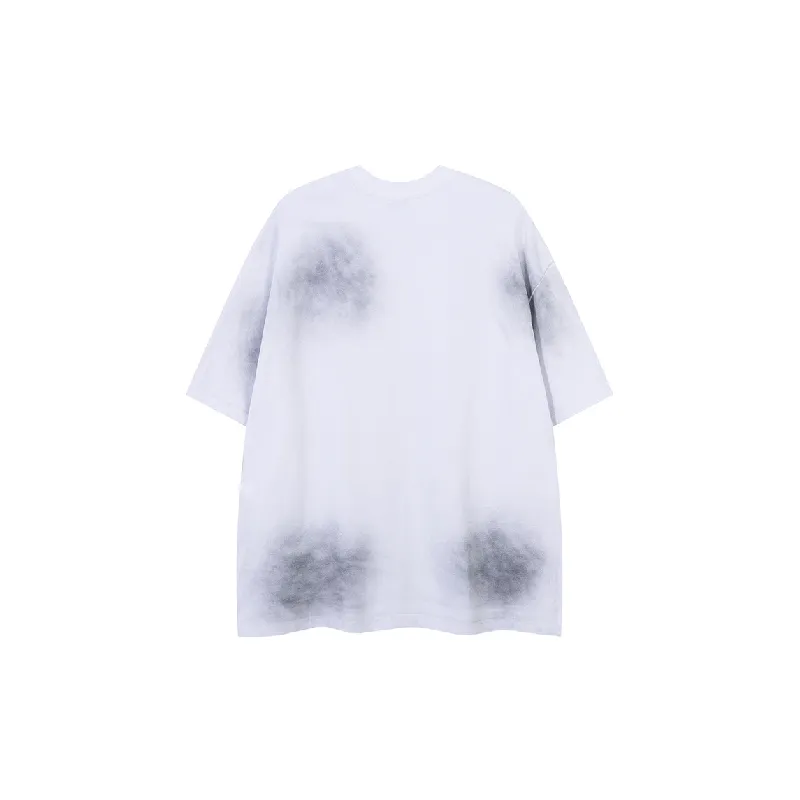Retro Casual Combed Cotton T Shirt-5