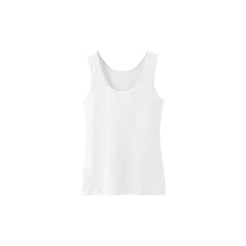 Fashionable Plain Stretch Cotton Vest Women