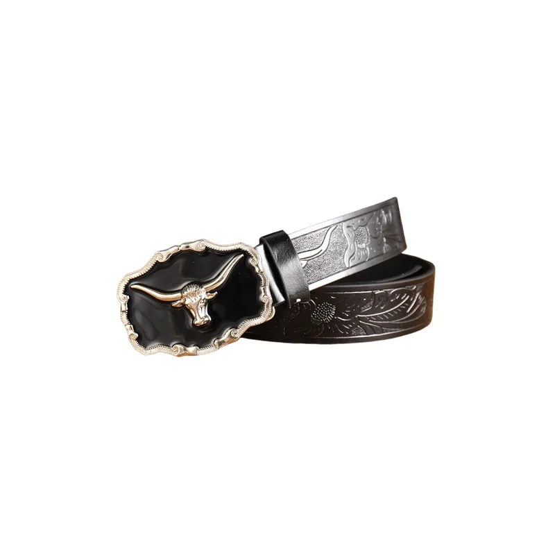 Retro Anima Leather Belt-0